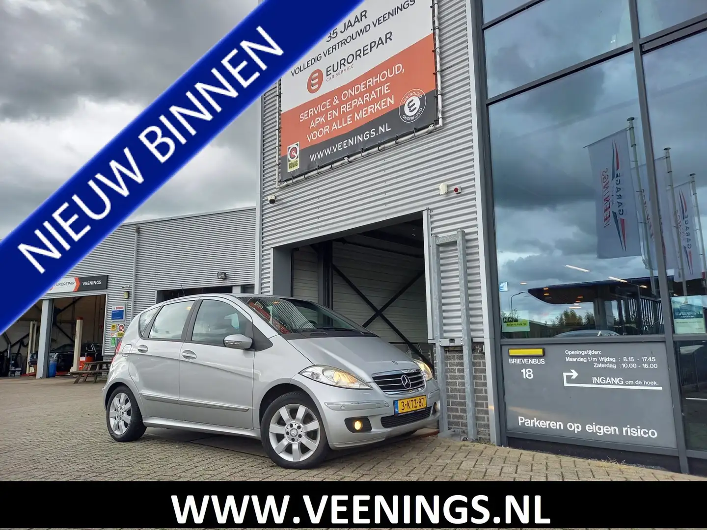 Mercedes-Benz A 170 Avantgarde AUTOMAAT - TREKHAAK - PDC V/A - AIRCO - Grijs - 1