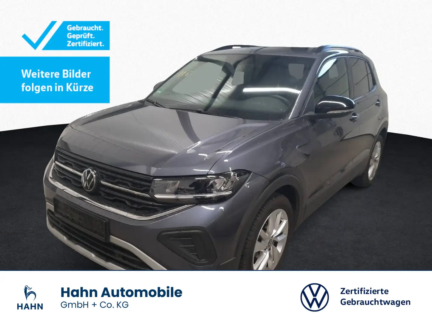 Volkswagen T-Cross 1.0TSI DSG Goal ACC AHK LED Navi PDC SHZ Grau - 1