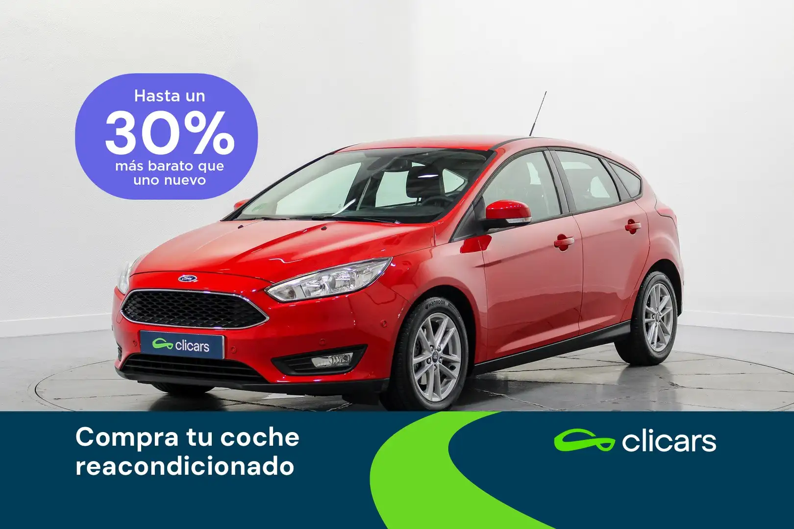 Ford Focus 1.0 Ecoboost Auto-S&S Trend+ 125 Rood - 1
