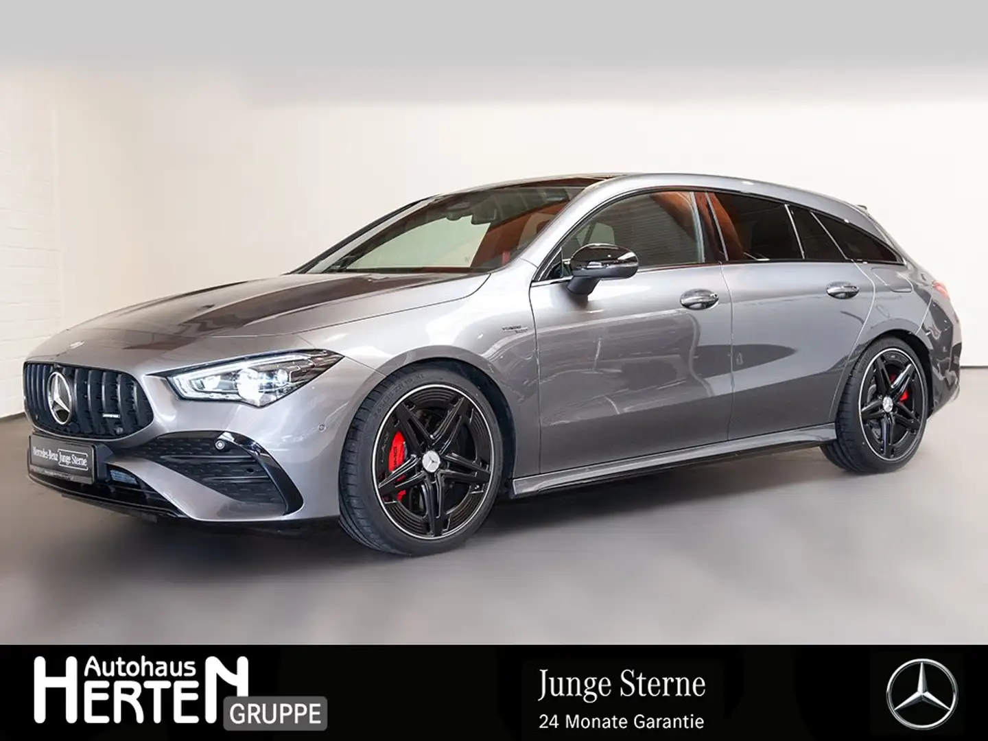 Mercedes-Benz CLA 35 AMG Mercedes-AMG CLA 35 4M SB+AMG-Night-P.+Pano+AHK Gris - 1