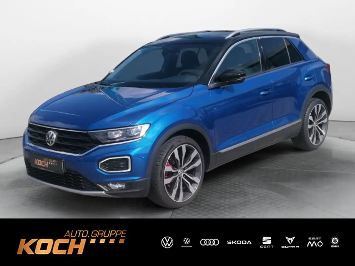 Volkswagen T-Roc 1.5TSI Sport DSG LED Navi ACC Blauw - 1