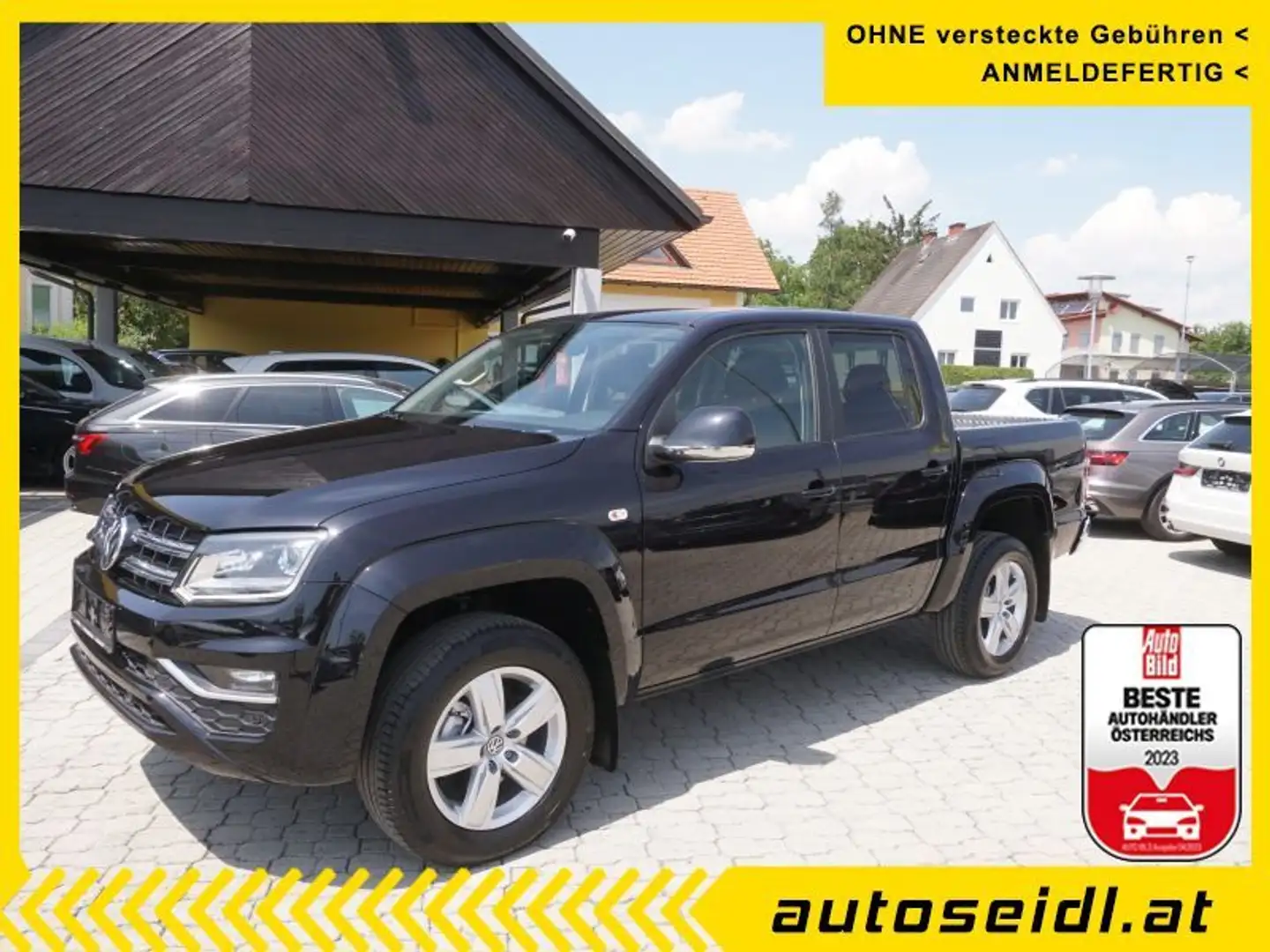 Volkswagen Amarok Highline V6 TDI 4x4 Aut. *AHV+XENON+NAVI* Schwarz - 1