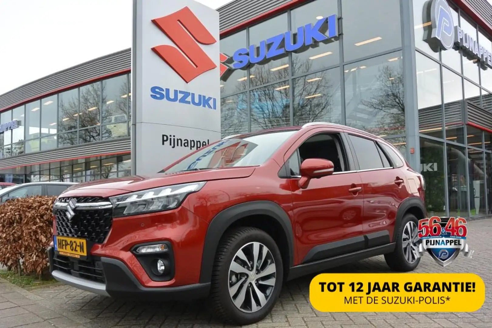 Suzuki SX4 S-Cross 1.4 Style AUTOMAAT AllGrip (4x4) Boosterjet - Trek Rood - 1
