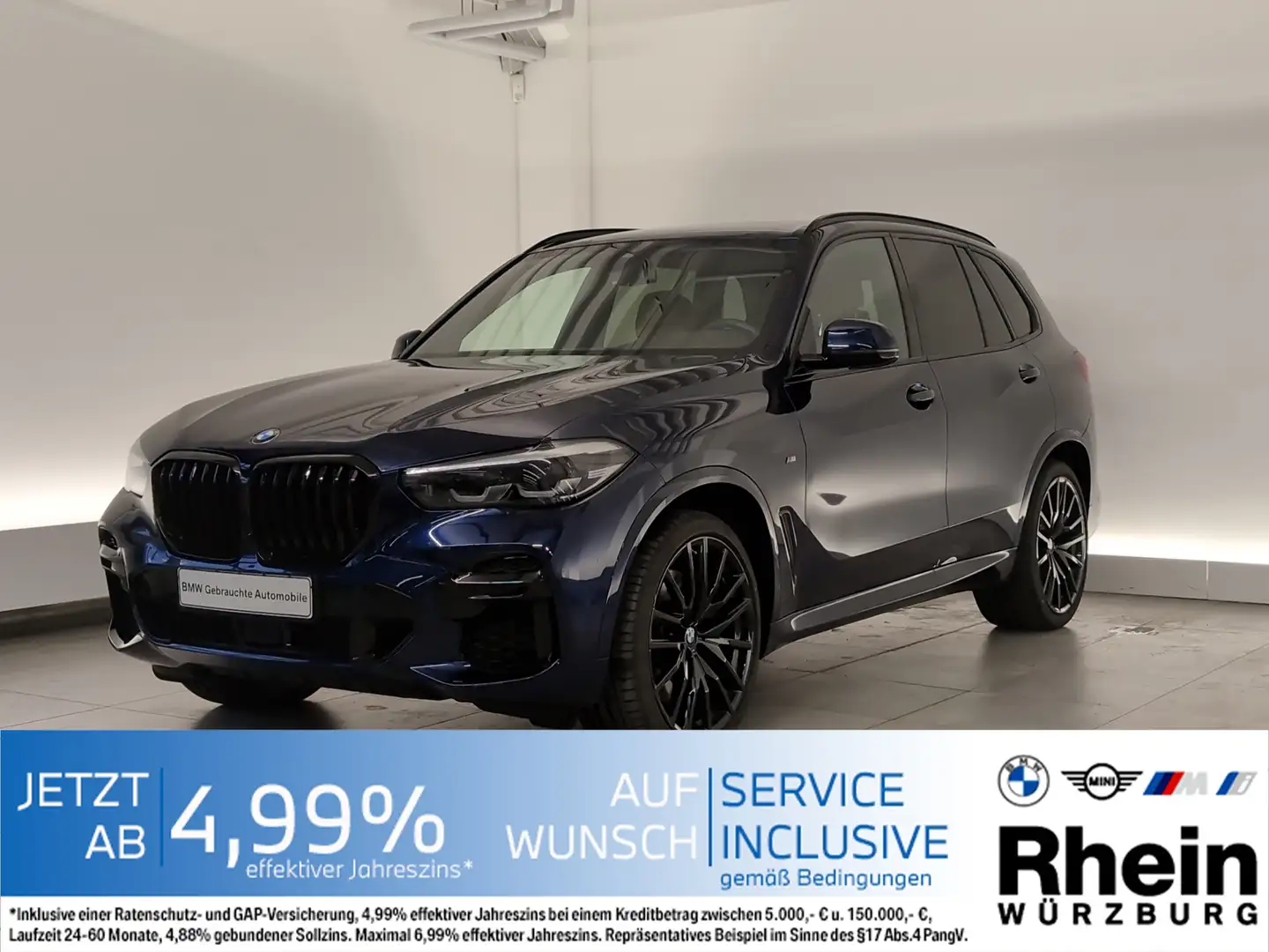 BMW X5 M 50i HarmanKardon/Shz/DAB/LED Harman Kardon/Sitzhei Blau - 1