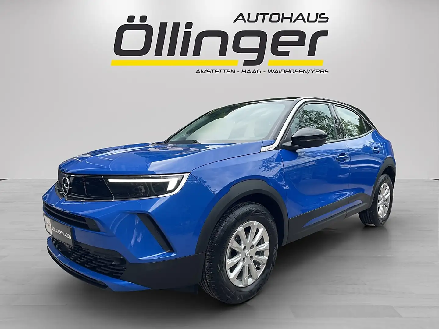 Opel Mokka 1,2 Benzin Turbo Edition mit wenig Kilometer Blau - 1