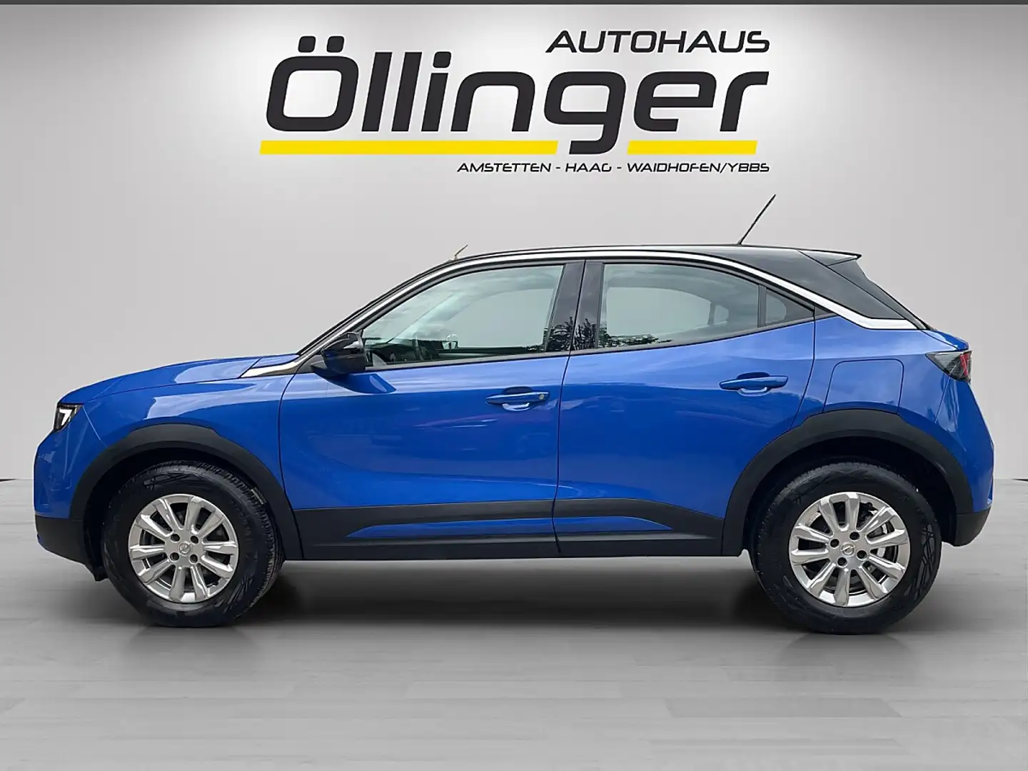 Opel Mokka 1,2 Benzin Turbo Edition mit wenig Kilometer Blau - 2
