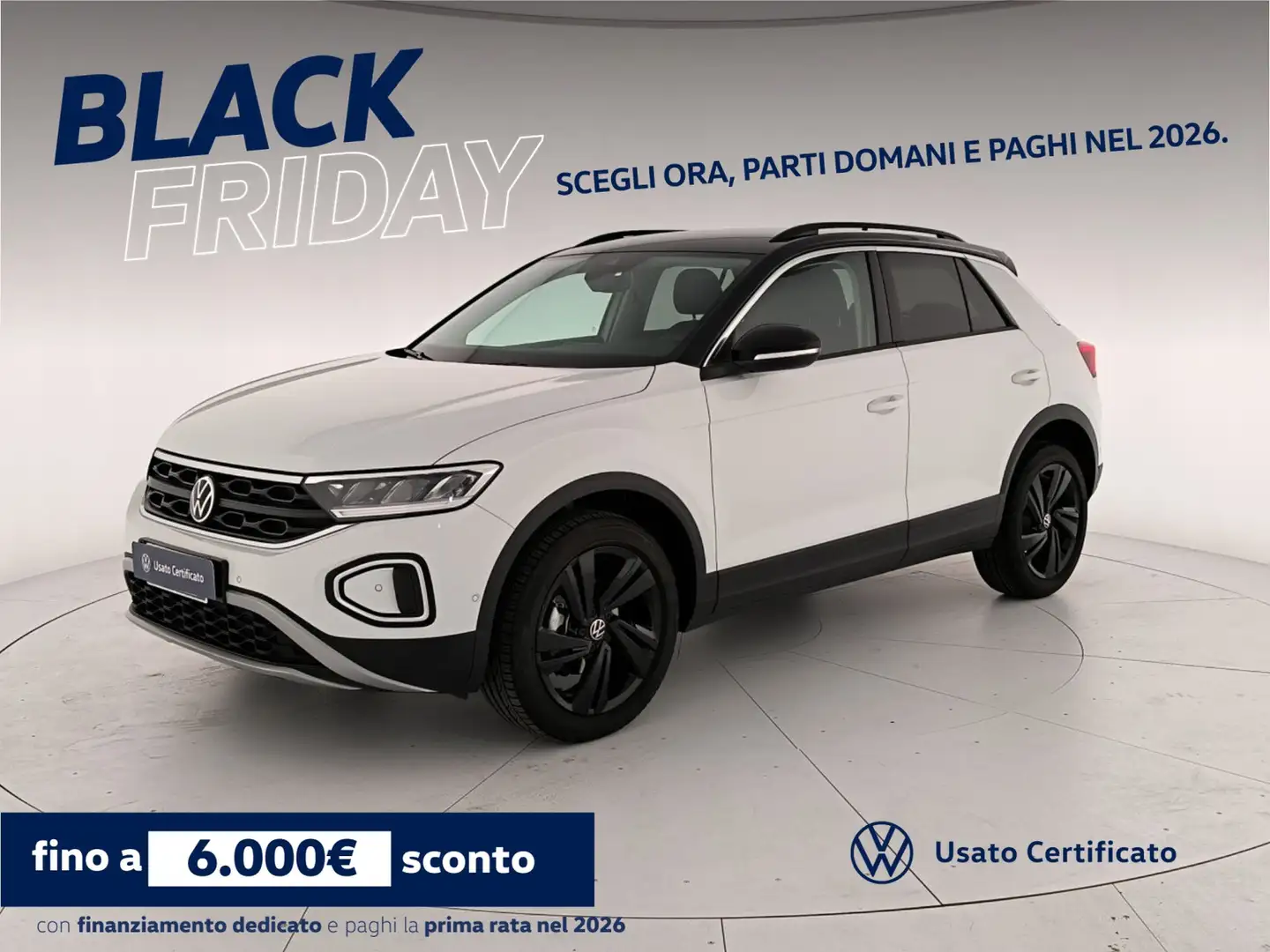 Volkswagen T-Roc 1.0 tsi sport 115cv Bianco - 1