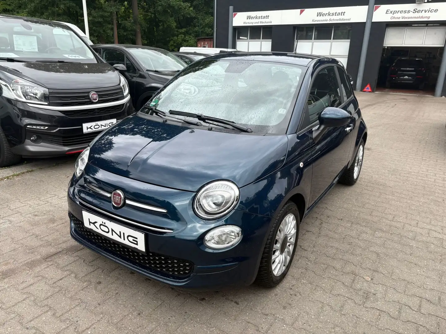 Fiat 500 1.0 Lounge 70PS Klima PDC Allwetter Bleu - 1