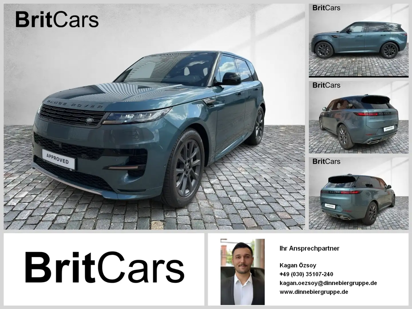 Land Rover Range Rover Sport P460e Dynamic SE 360-CAM ACC Vert - 1