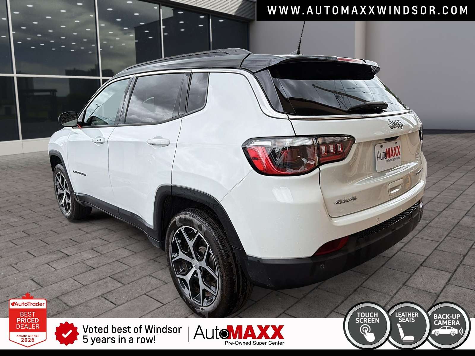 2024 Jeep Compass Limited 4x4 | HEATED LEATHER SEATS | HEATED STEERI — снимка 1
