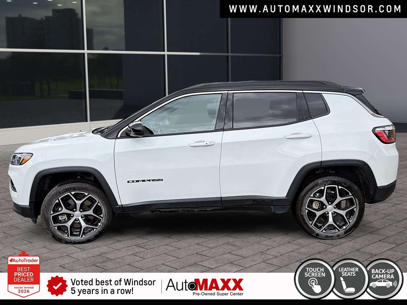 2024 Jeep Compass Limited 4x4 | HEATED LEATHER SEATS | HEATED STEERI — снимка 1