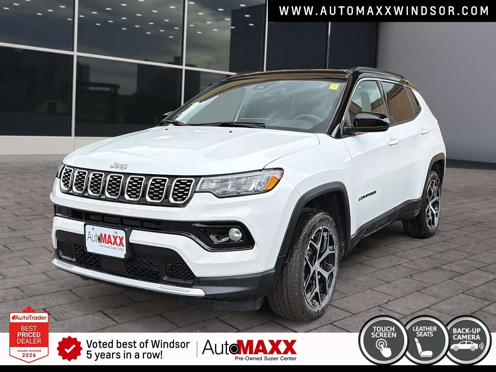 2024 Jeep Compass Limited 4x4 | HEATED LEATHER SEATS | HEATED STEERI