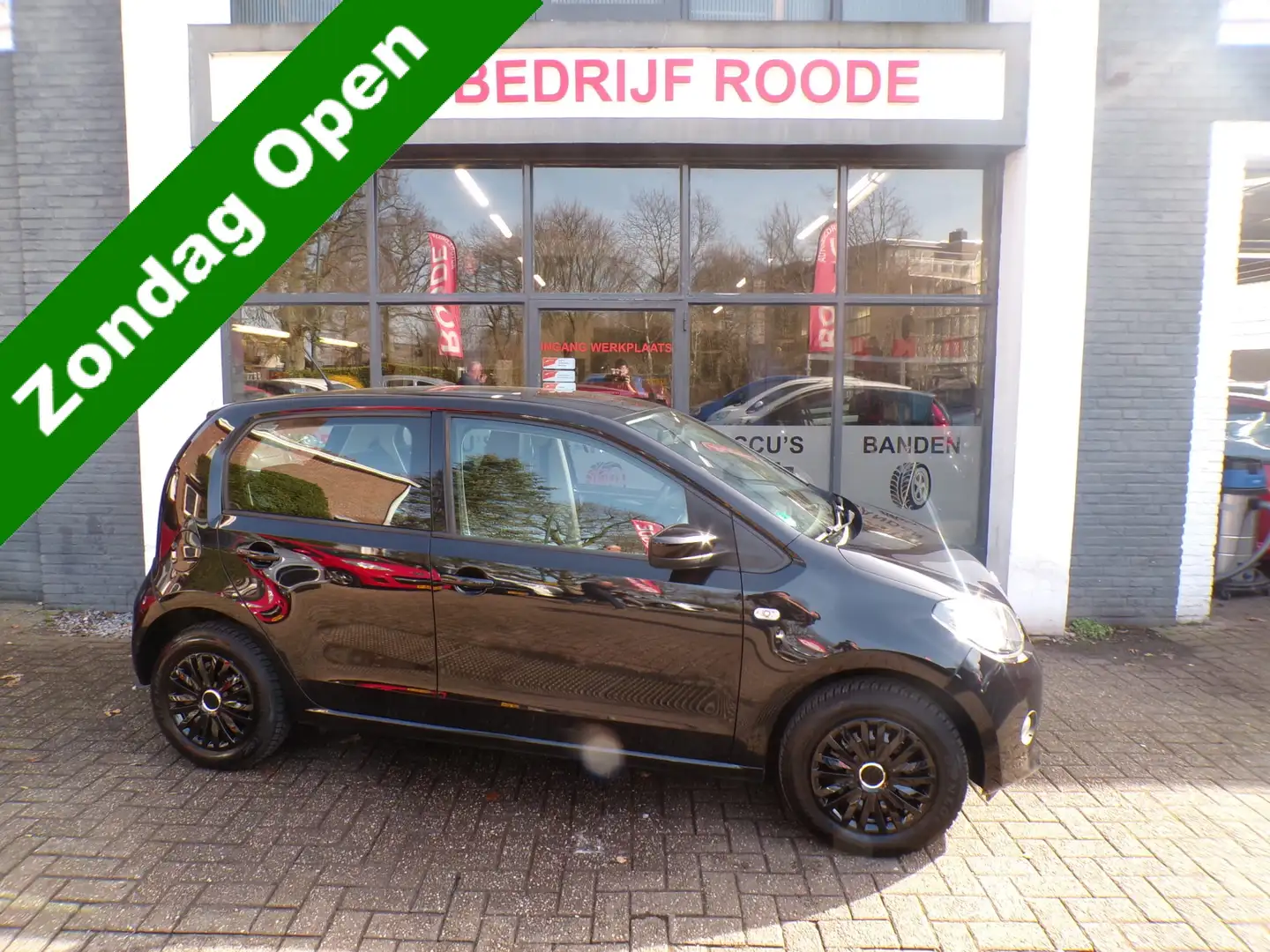 Skoda Citigo 1.0 5-Drs Black Line TOP STAAT, LEUKE UITVOERING! Zwart - 1