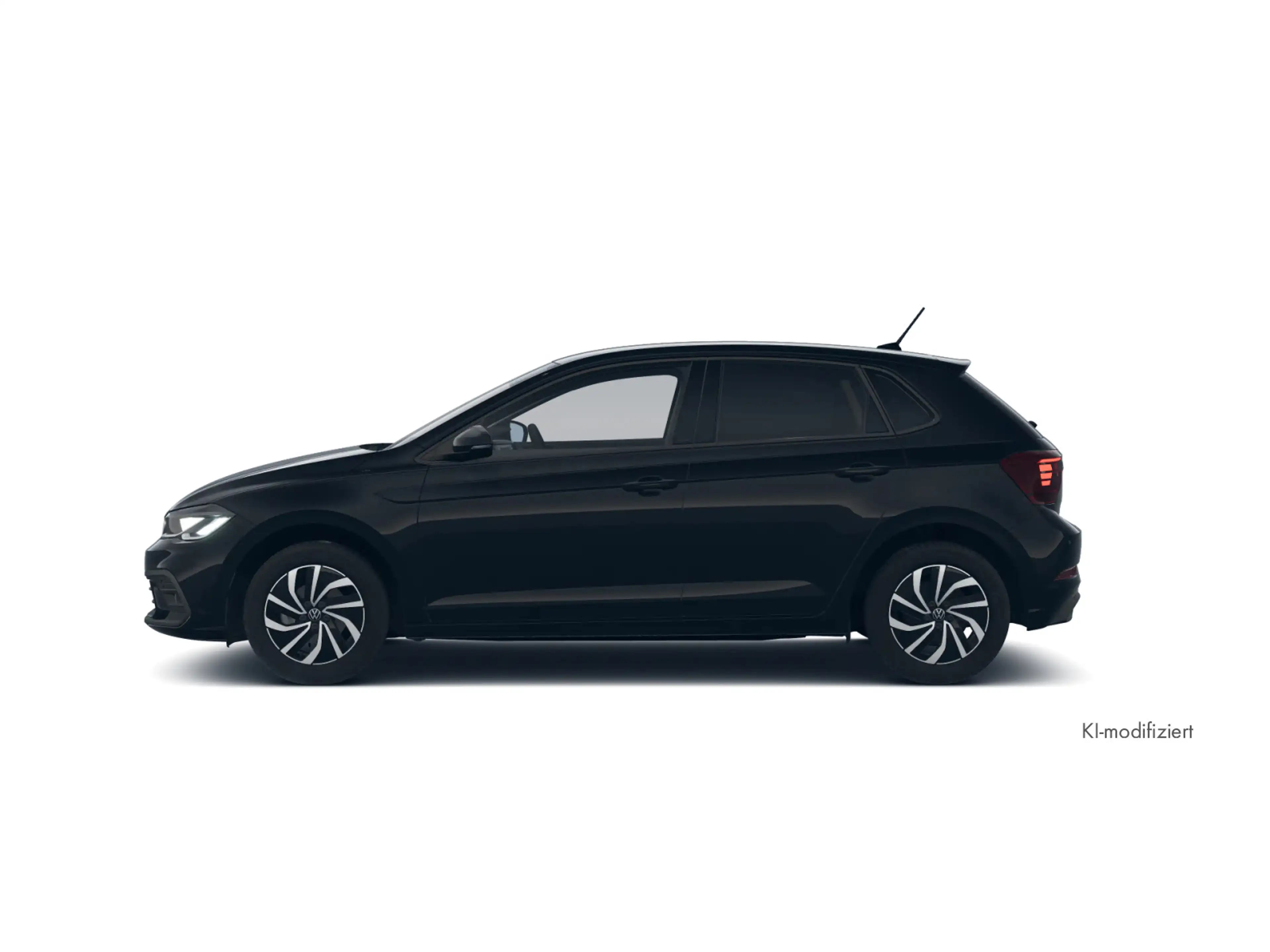 Volkswagen Polo Life 1,0 TSI | 15" in Schwarz/glanzgedreht — photo 5
