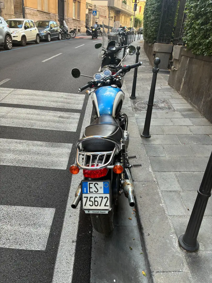 Triumph Bonneville T100 Kék - 2