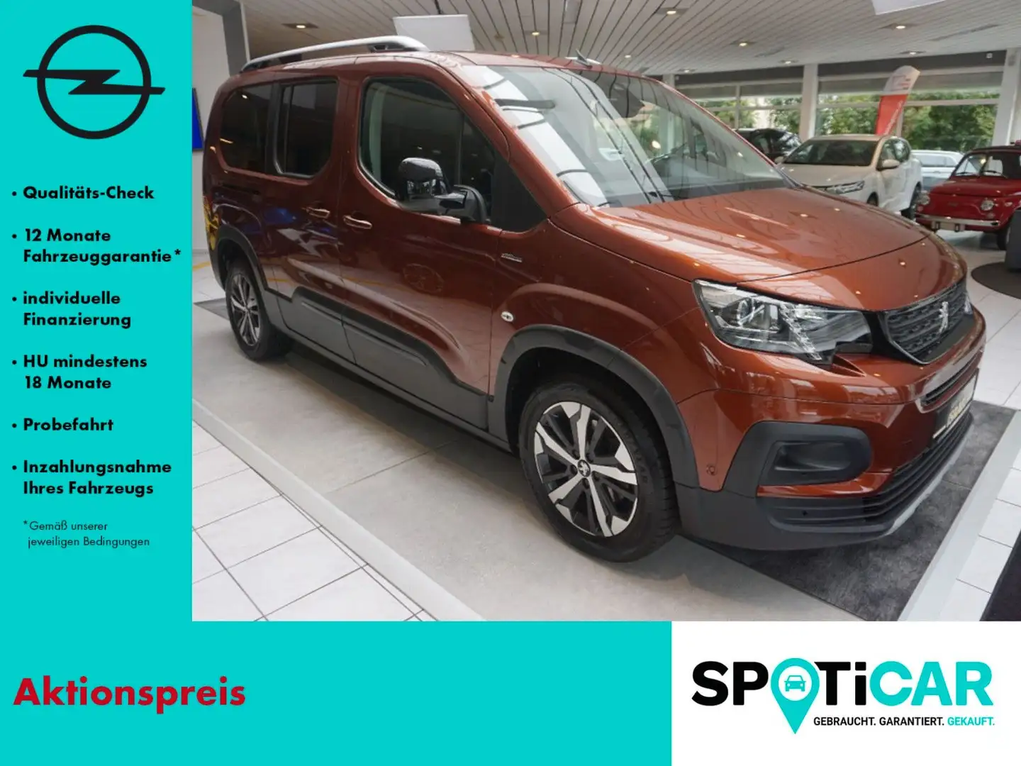 Peugeot Rifter Allure L2 AUTOMATIK, 7-SITZER, NAVI, PDC Braun - 1