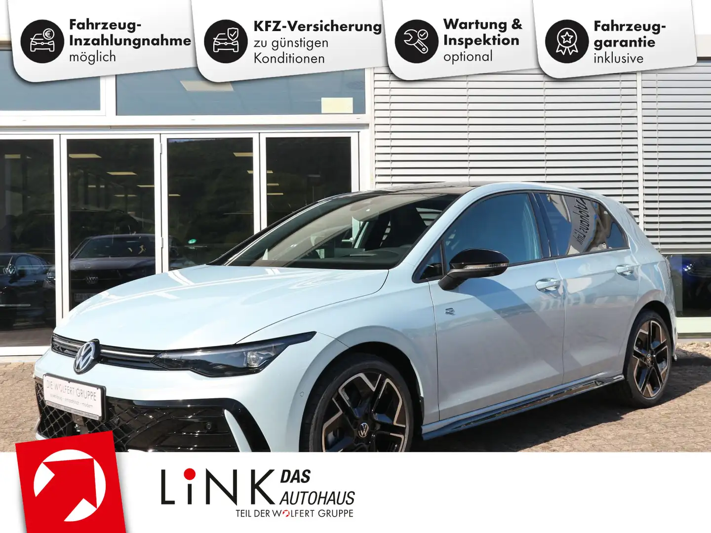 Volkswagen Golf R-Line 2,0 TDI SCR (150 PS) DSG *AHK*HARMAN Blau - 1