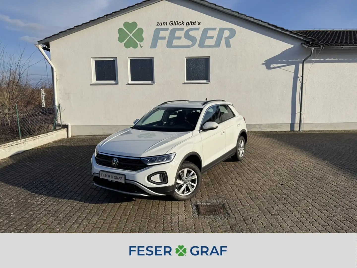 Volkswagen T-Roc Life 2.0 TDI DSG ACC APP NAVI SHZ Weiß - 1