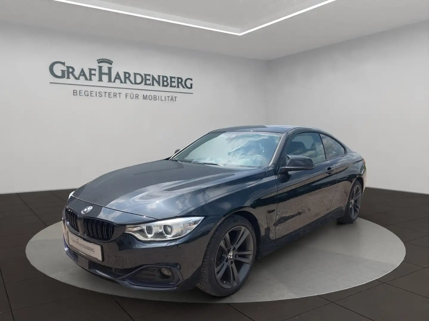 BMW 420 i A/T Sport Line Coupe Negro - 1