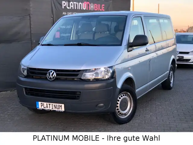 Volkswagen T5 Kombi T5 Transporter 9-Sitze LANG Flügeltüren*AHK*Klim