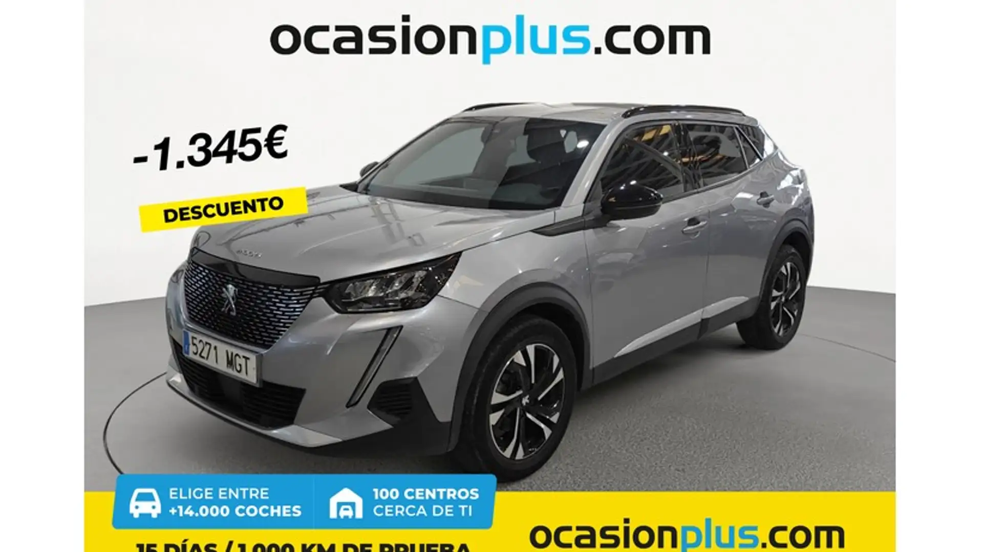 Peugeot 2008 1.2 PureTech S&S Allure 100 Gris - 1