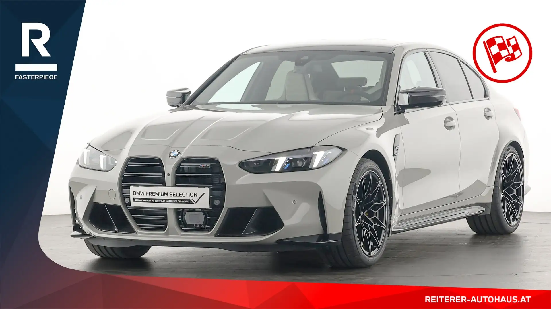 BMW M3 Competition M xDrive *M Carbon Keramik Bremse *M Carbon Schalensitze Grau - 1