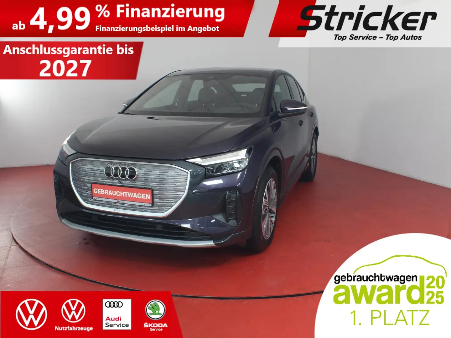 Audi Q4 e-tron Sportback 40 389,-ohne Anzahlung Navi Kamera Fialová - 2