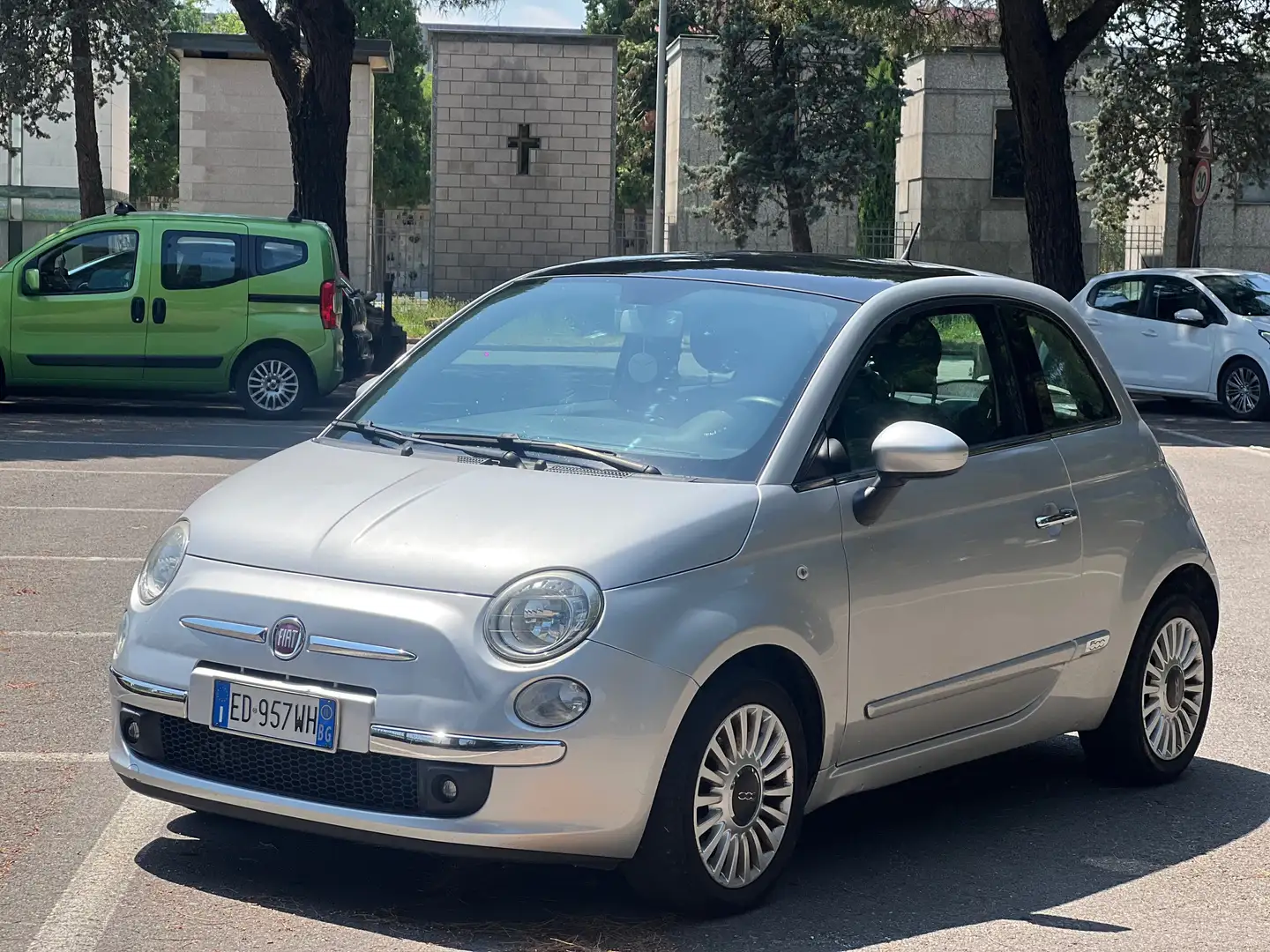 Fiat 500 500 1.3 mjt 16v Pop 95cv Matt Black 70kw Gris - 1