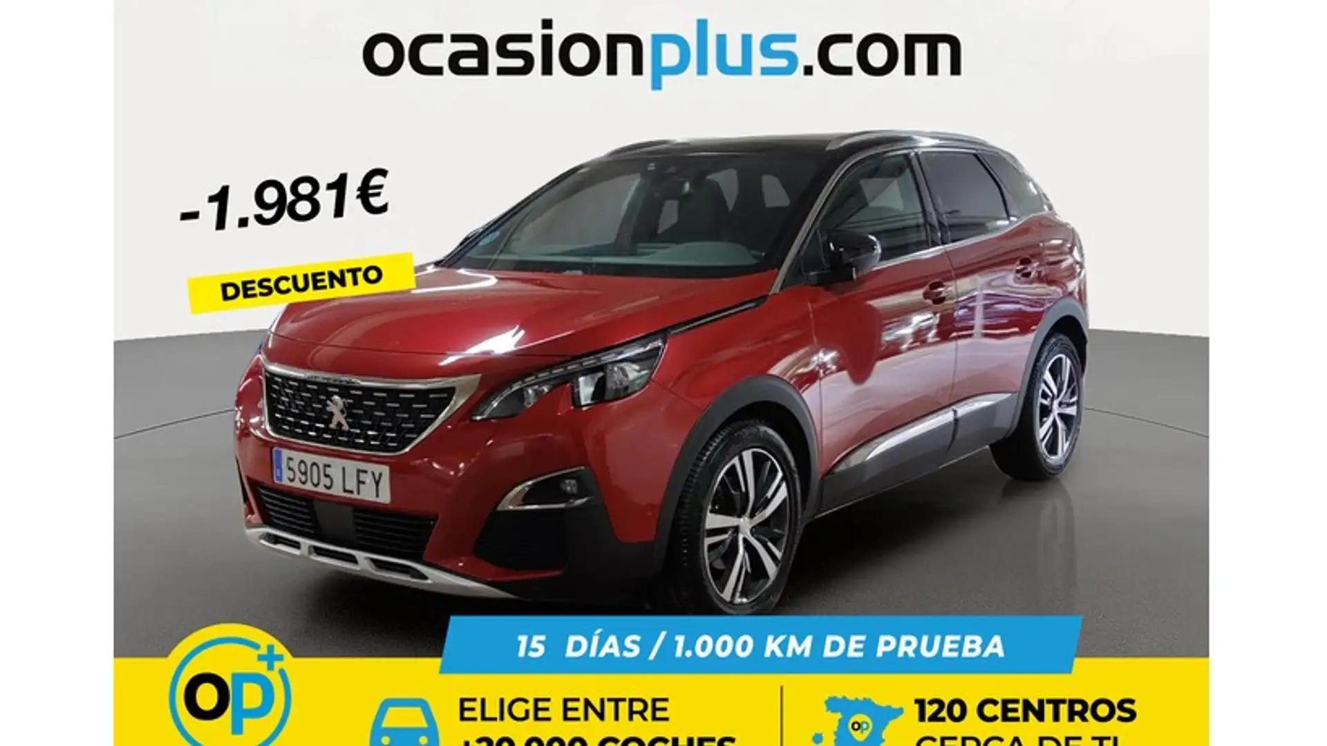 Peugeot 3008 1.5BlueHDi GT Line S&S EAT8 130 Rojo - 1