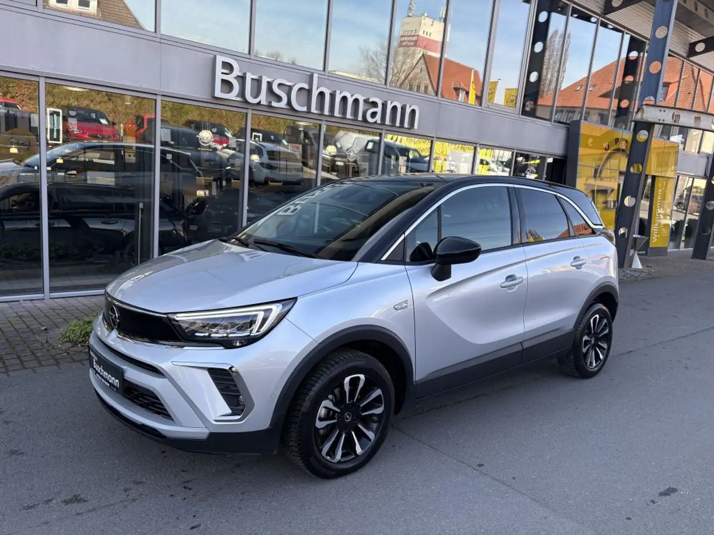 Opel Crossland 1.2 Automatik Elegance Silber - 1