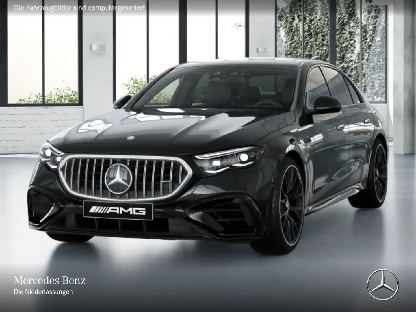 Mercedes-Benz E 53 AMG 4M Hybrid Night Pano-Dach Distronic Leder Schwarz - 2