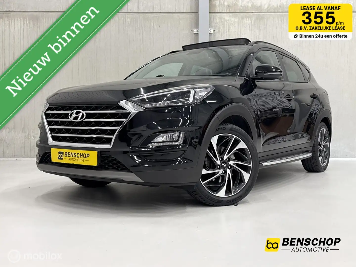 Hyundai TUCSON 1.6 T-GDi Premium Panodak Leer Navi Carplay Camera Noir - 1