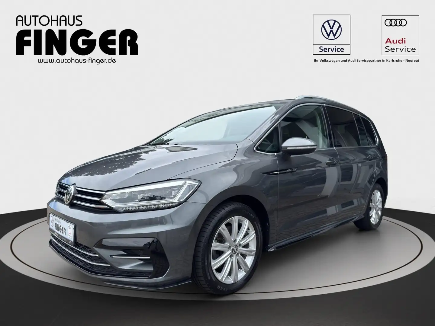 Volkswagen Touran 1.4 TSI Highline R-Line*LED/Navi/Kamera* Gris - 2