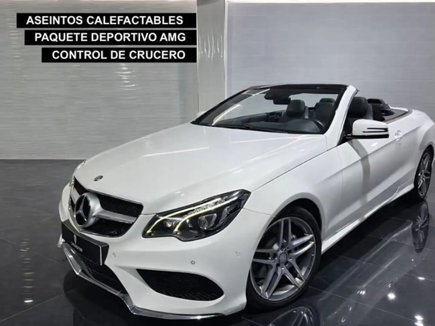 Mercedes-Benz E 200 Cabrio CGI BE Aut. Weiß - 1