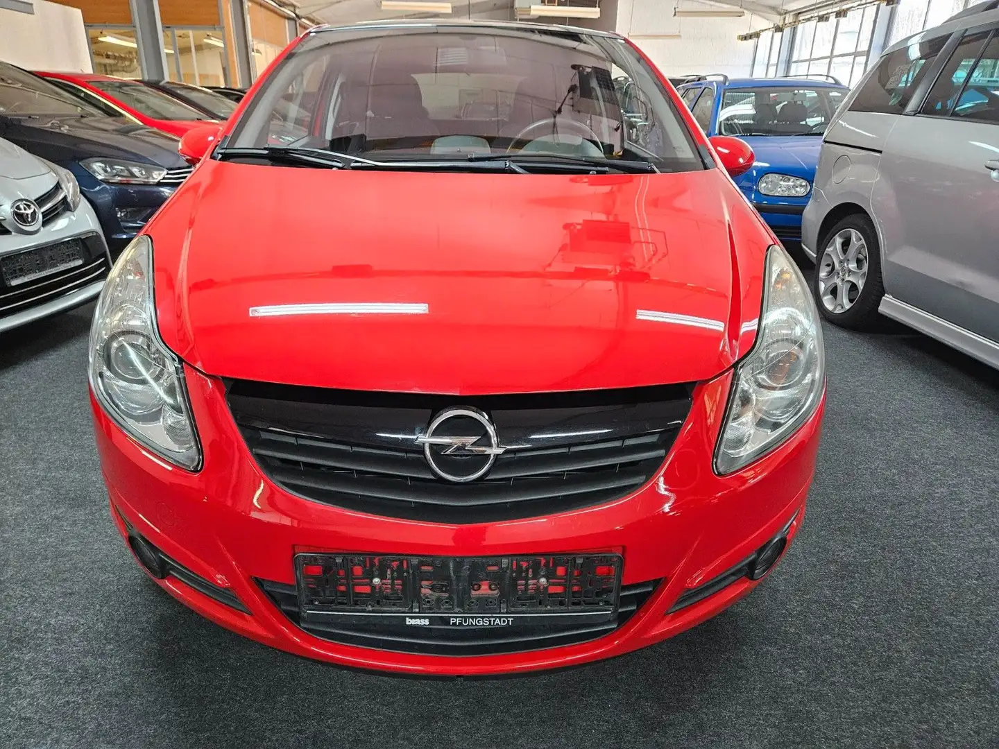 Opel Corsa D Color Edition GLASDACH KLIMA Red - 1