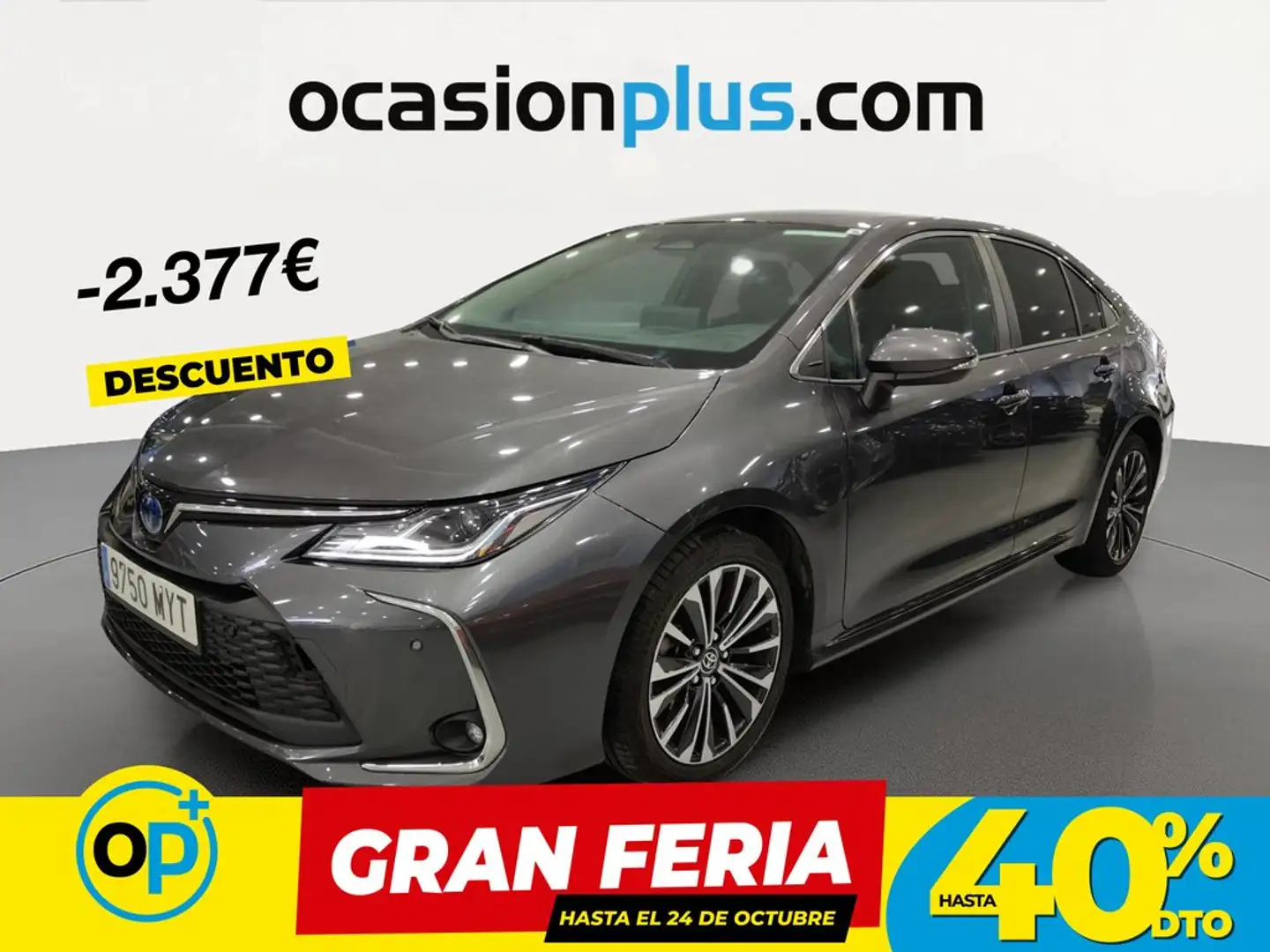 Toyota Corolla Sedán 140H Style Gris - 1