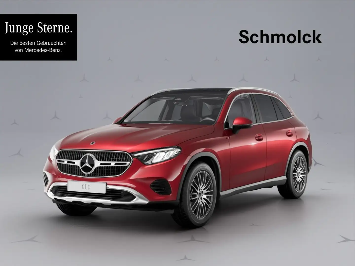 Mercedes-Benz GLC 220 d 4M AVANTG+9G+LED+PANO+MEMO+TOTW+SPUR++ Rot - 1