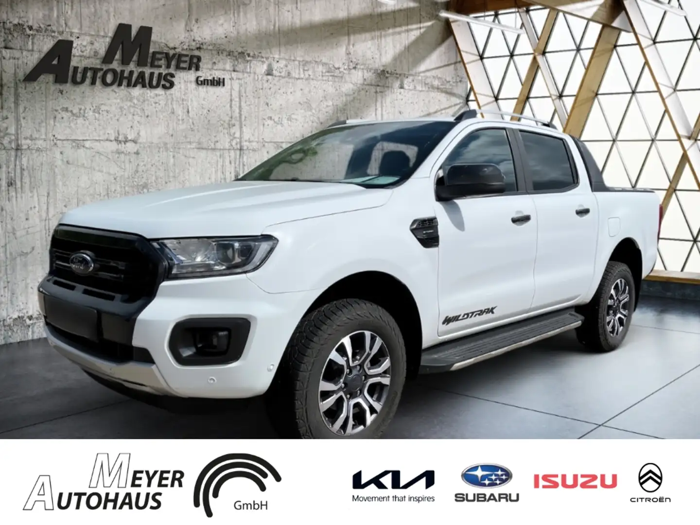 Ford Ranger 2.0 TDCi Wildtrak Doppelkabine 4x4 Panther+AHK+el. Weiß - 2