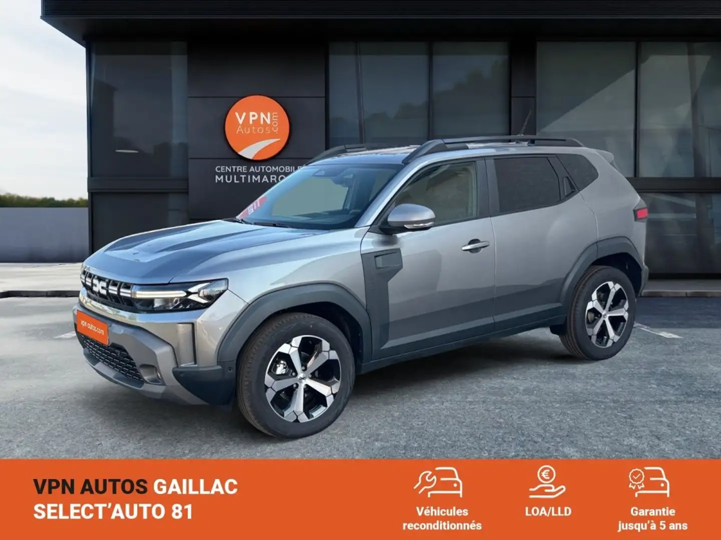 Dacia Duster Mild Hybrid 130 4x2 Journey Gris - 1