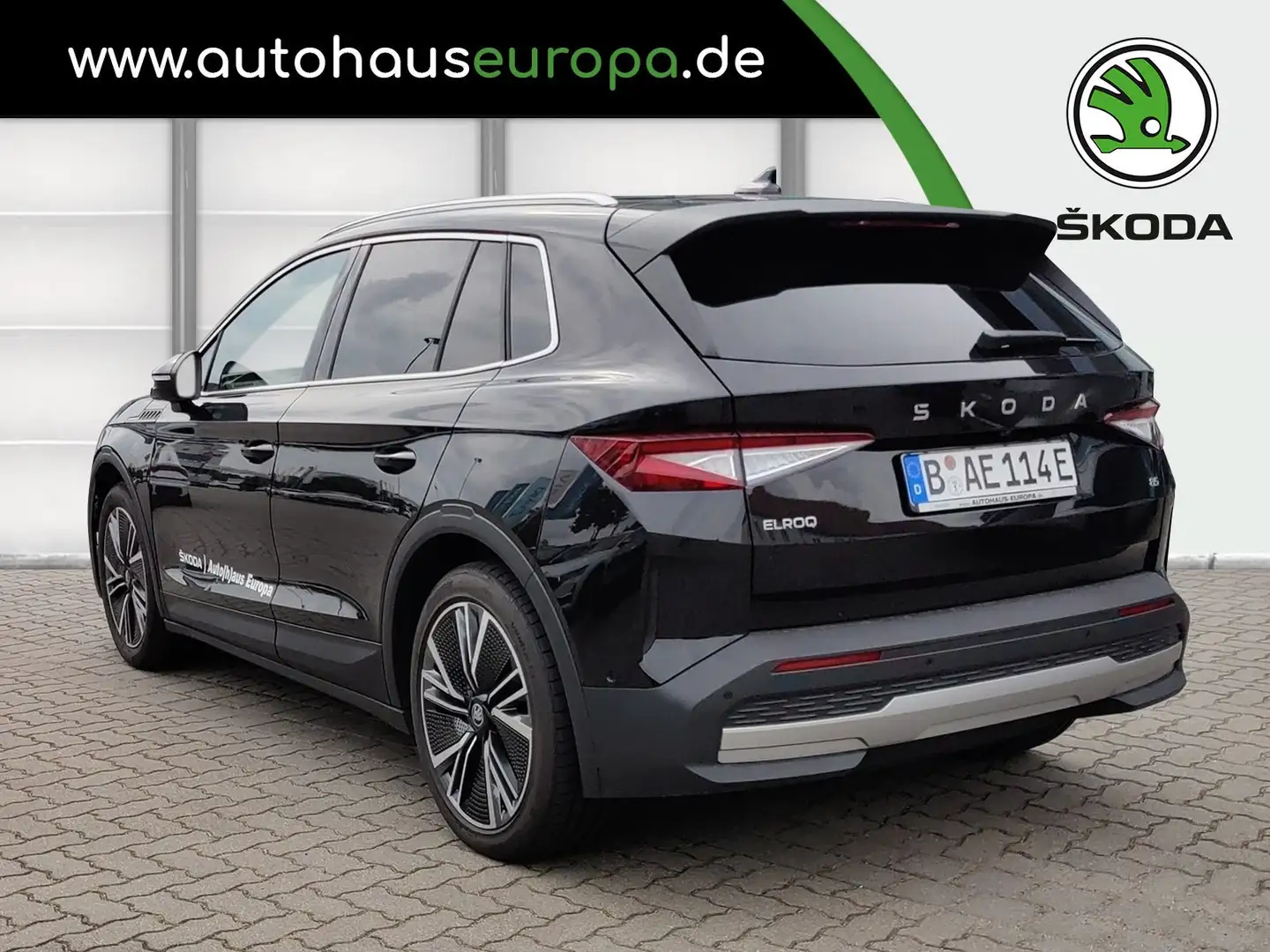 Skoda Elroq 85 Lodge  3xKlima 4xSHZ ACC 360 KAM HuD AHK SpuW Schwarz - 2