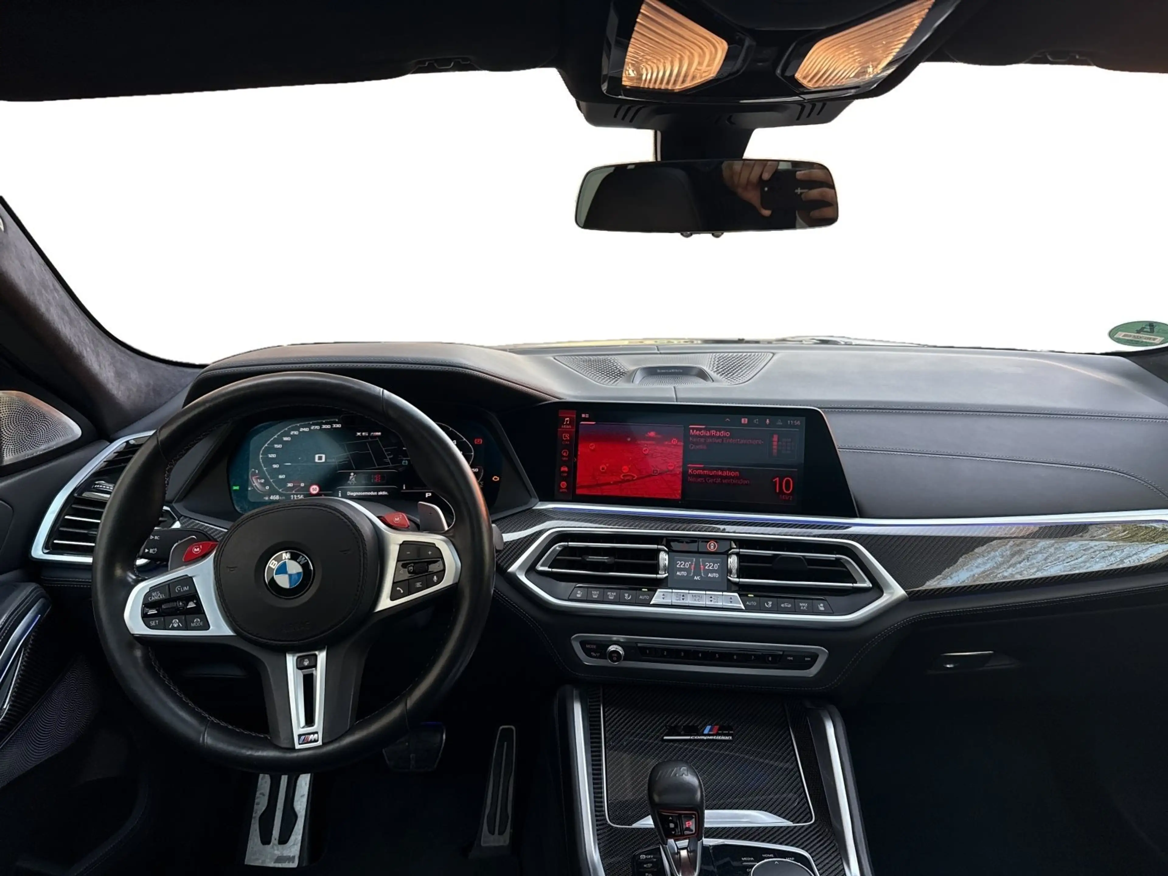 BMW X6 M Competition AHK HEAD-UP PANO HIFI LORDOSE — photo 10