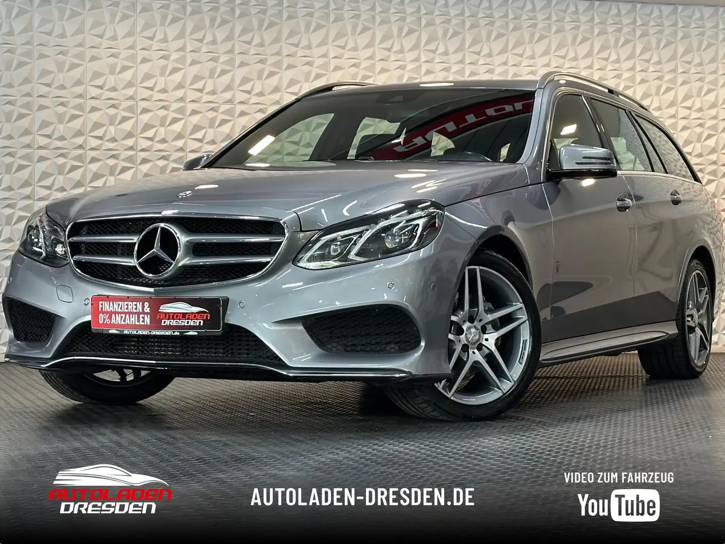 Mercedes-Benz E 250 E250T CGI AMG LED#SHZ#TEMPO#NAVI BECKER#PDC#BT Argento - 1