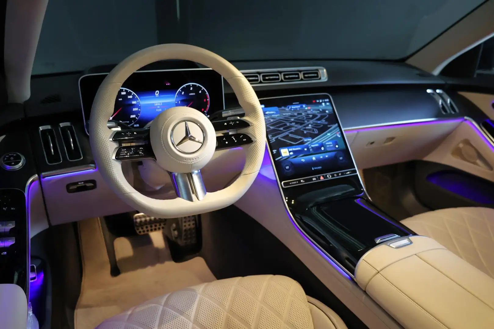 Mercedes-Benz S 350 350d 4MATIC Lang | Panorama-schuifdak | 360° camer Blauw - 2