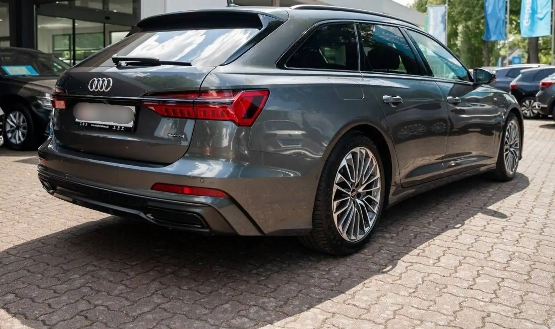 Audi A6 V (C8) 55 TFSI e 367ch Compétition quattro S troni Gris - 2