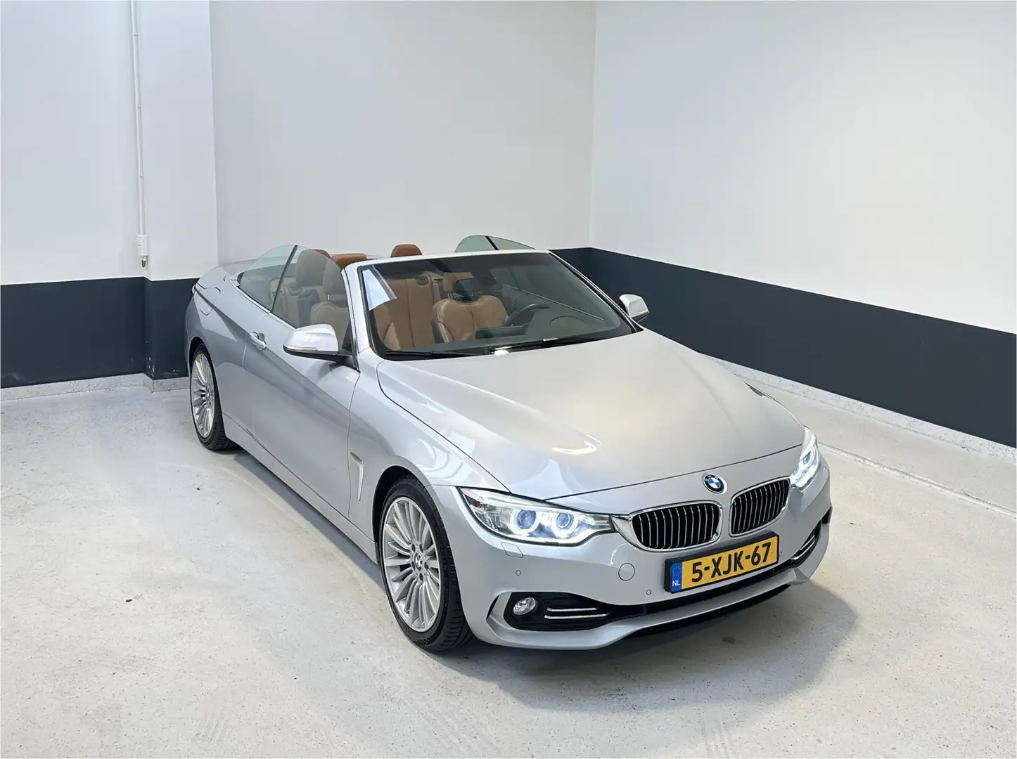 BMW 420 4-serie Cabrio 420i High Executive | NL | Lederen Grijs - 1