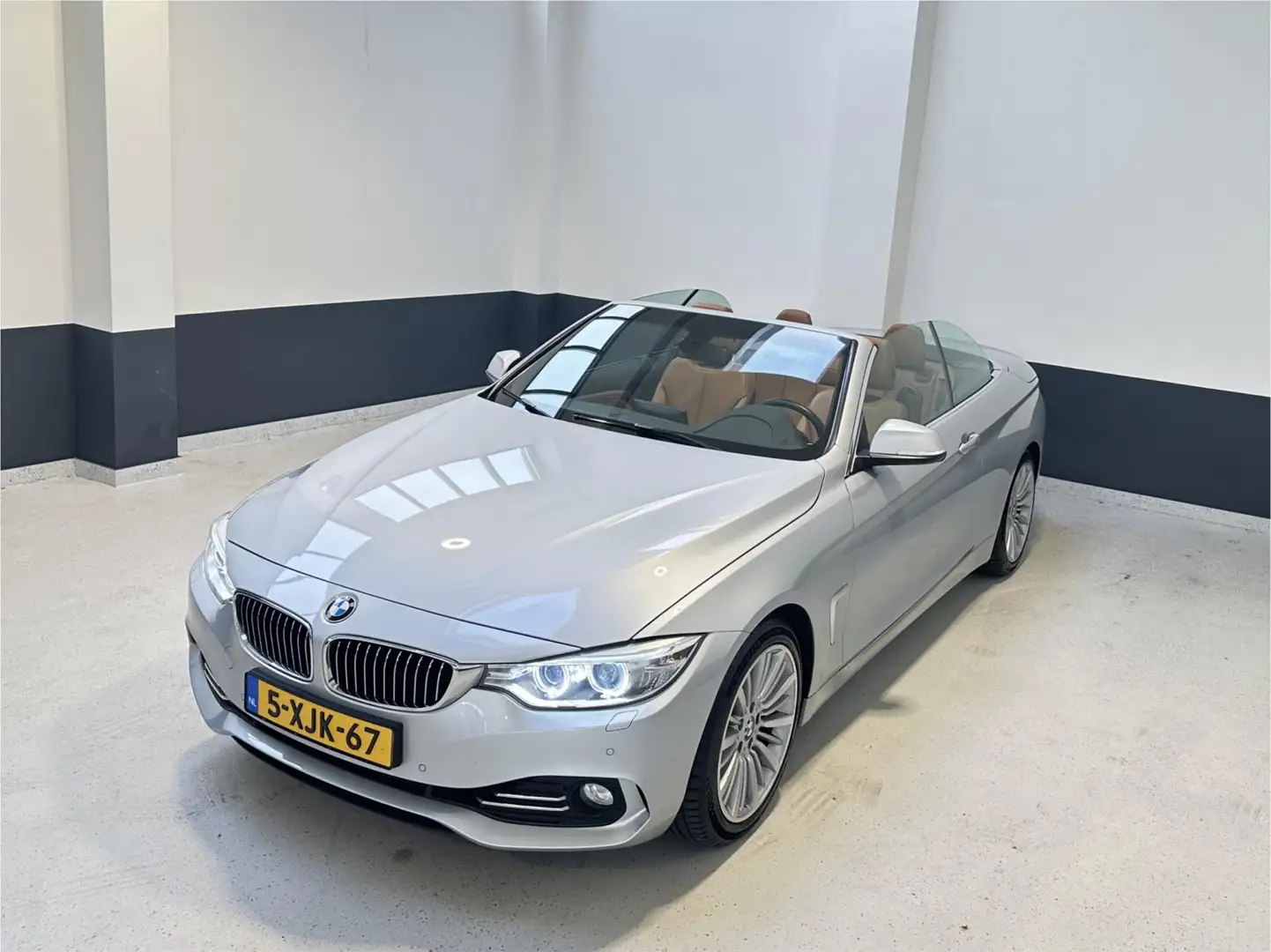 BMW 420 4-serie Cabrio 420i High Executive | NL | Lederen Grijs - 2