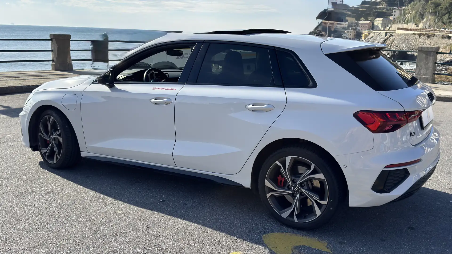 Audi A3 Sportback 40 1.4 tfsi e S line edition s-tronic Weiß - 2