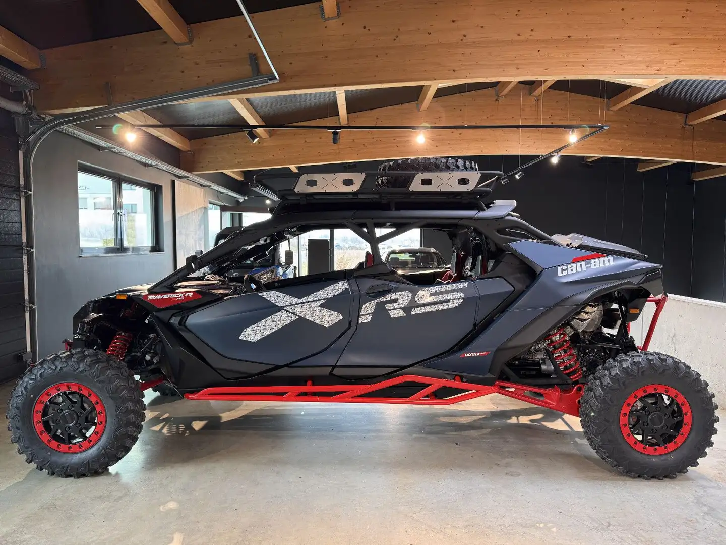 Can-Am Maverick R MAX XRS 2025 SmartShox 7 Gang DCT T1B Kék - 2