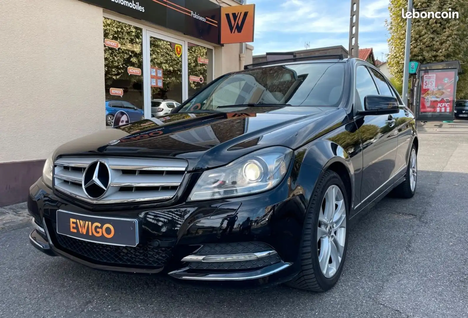 Mercedes-Benz C 220 2.2 220 cdi 170ch avantgarde 7g-tronic bva toit ouvrant sieges cuir electriques Noir - 1