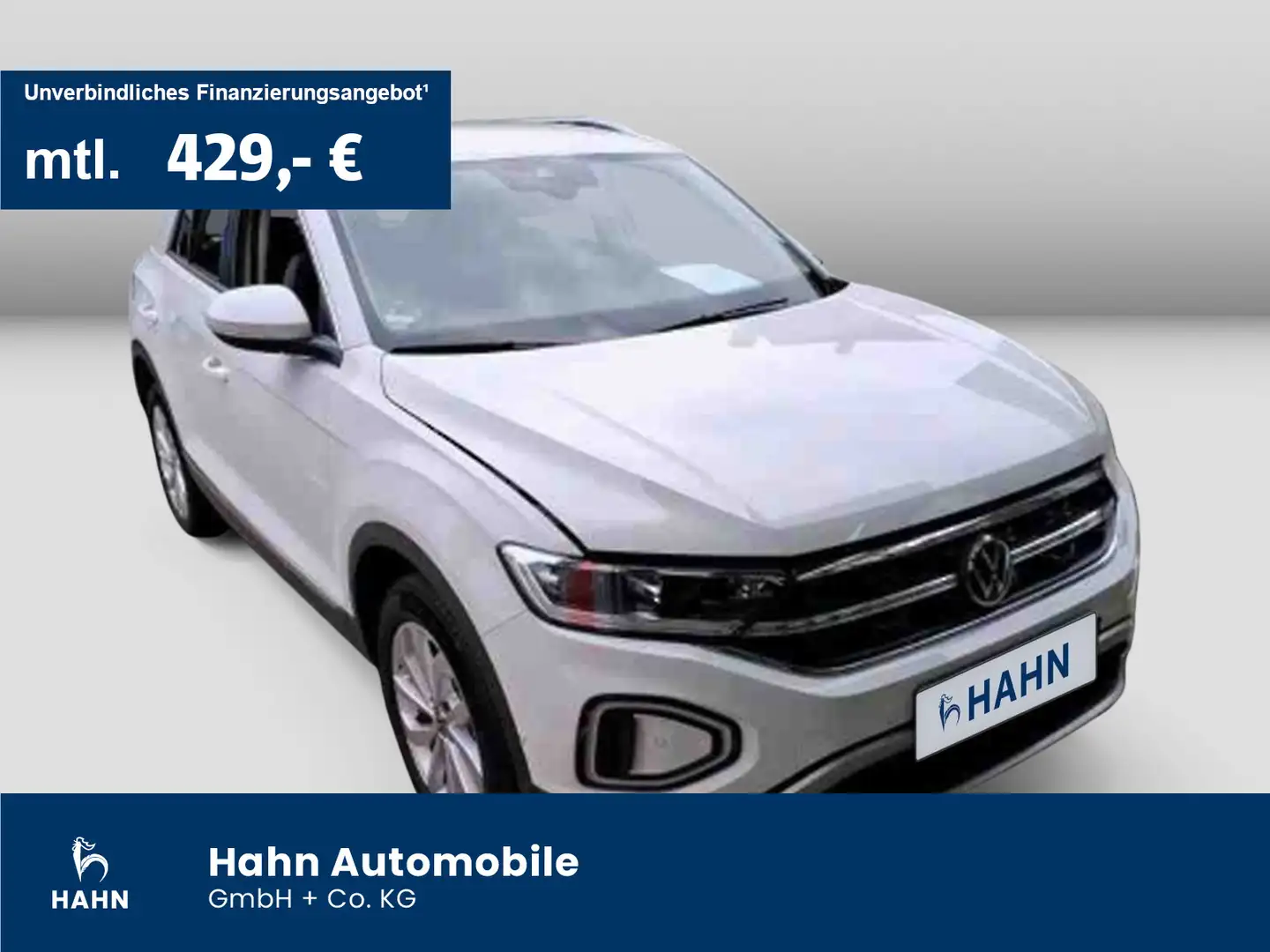 Volkswagen T-Roc 1.5TSI DSG Style ACC AHK Cam LED-Plus Navi Weiß - 1